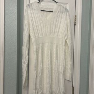 Ivory Sweater Dress